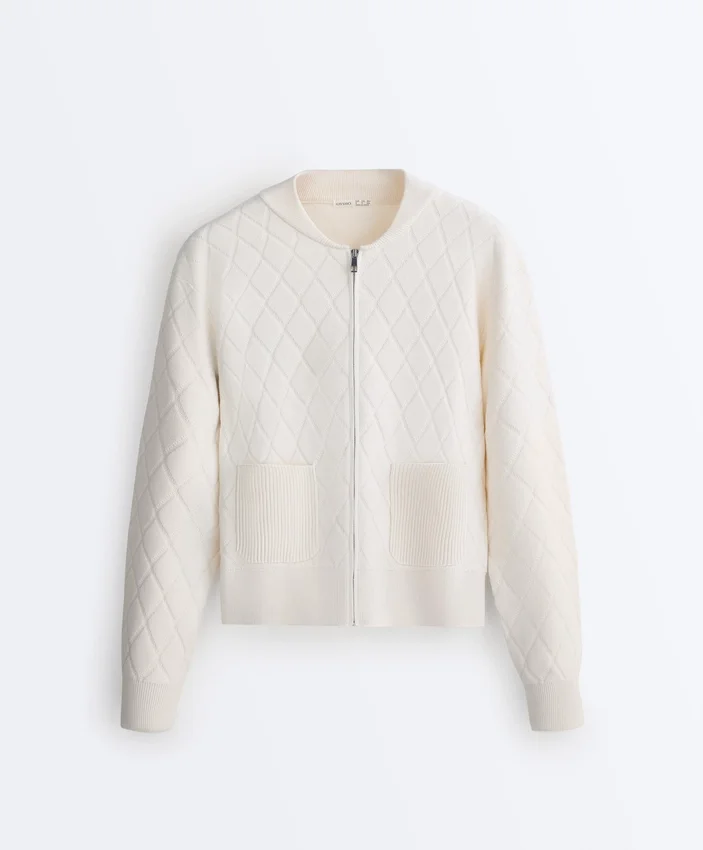 Argyle Knit Jacket Argyle Knit Jacket