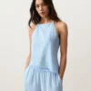 Asymmetric 100% Linen Sleeveless Top Asymmetric 100% Linen Sleeveless Top