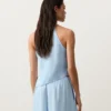 Asymmetric 100% Linen Sleeveless Top Asymmetric 100% Linen Sleeveless Top