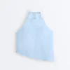 Asymmetric 100% Linen Sleeveless Top Asymmetric 100% Linen Sleeveless Top