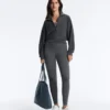 Asymmetric Stripe Jacket with Modal Asymmetric Stripe Jacket with Modal