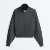 Asymmetric Stripe Jacket with Modal Asymmetric Stripe Jacket with Modal