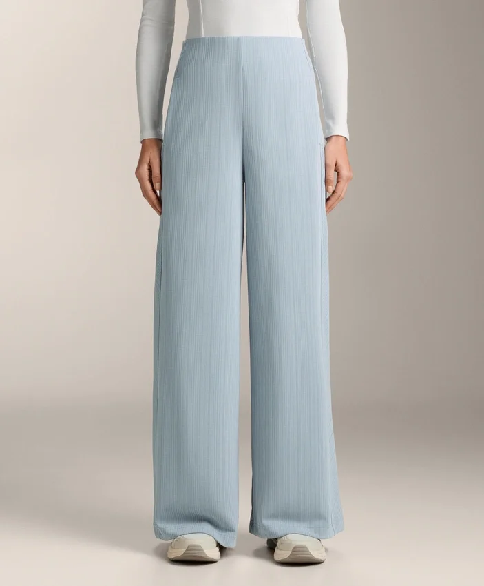 Asymmetric Stripe Trousers with Modal Asymmetric Stripe Trousers with Modal