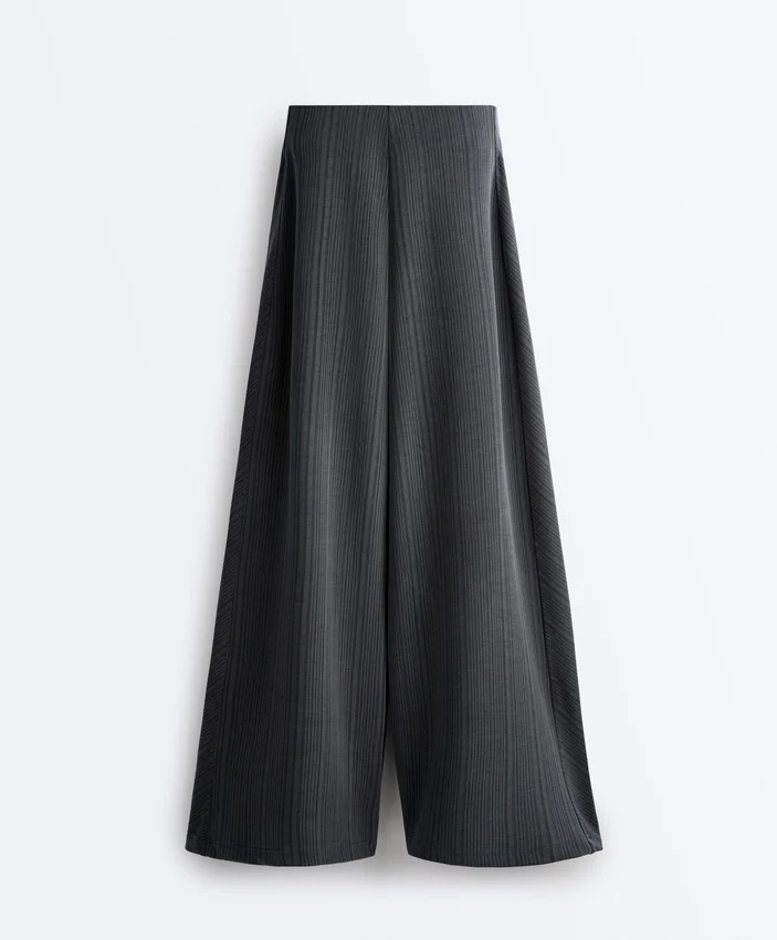 Asymmetric Stripe Trousers with Modal Asymmetric Stripe Trousers with Modal