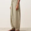 Balloon Trousers Lyocell Blend and 24% Linen with Seams Balloon Trousers Lyocell Blend and 24% Linen with Seams
