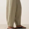Balloon Trousers Lyocell Blend and 24% Linen with Seams Balloon Trousers Lyocell Blend and 24% Linen with Seams