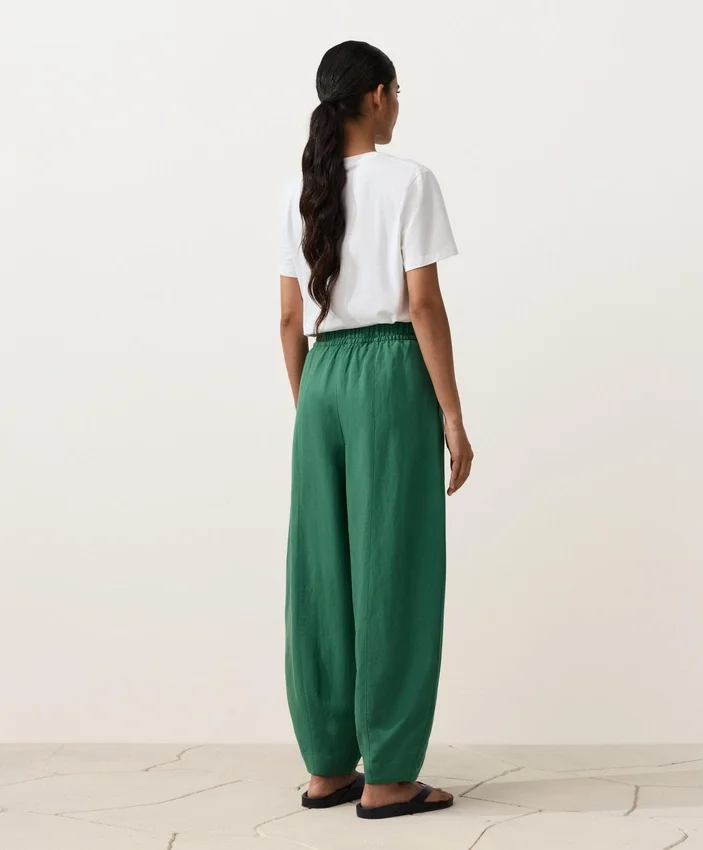 Balloon Trousers Lyocell Blend and 24% Linen with Seams Balloon Trousers Lyocell Blend and 24% Linen with Seams