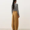 Balloon Trousers Lyocell Blend and 24% Linen with Seams Balloon Trousers Lyocell Blend and 24% Linen with Seams
