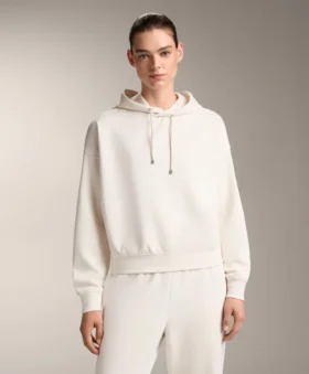 Boxy Hoodie with Brushed Modal Boxy Hoodie with Brushed Modal