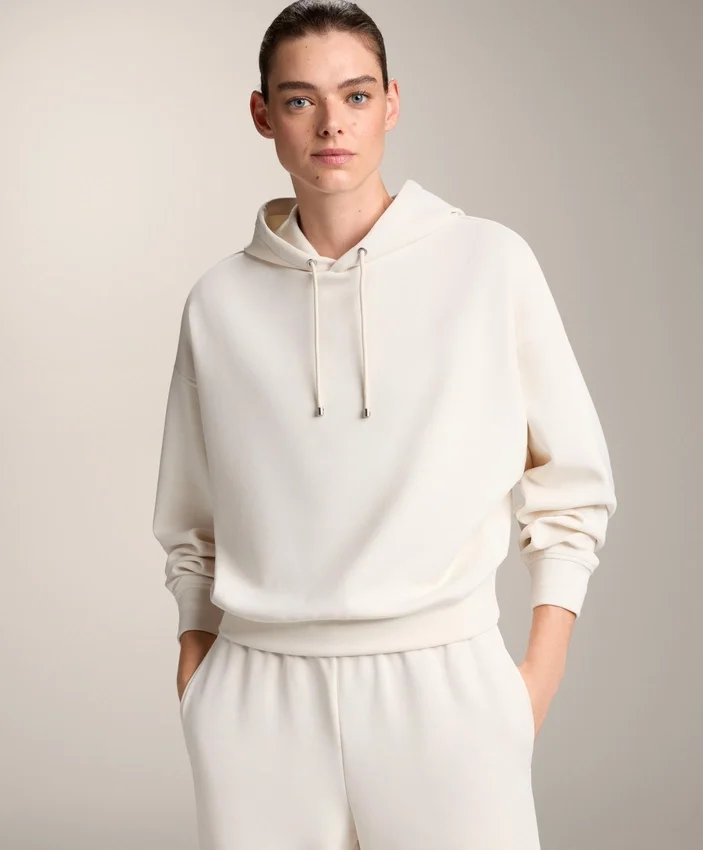 Boxy Hoodie with Brushed Modal Boxy Hoodie with Brushed Modal