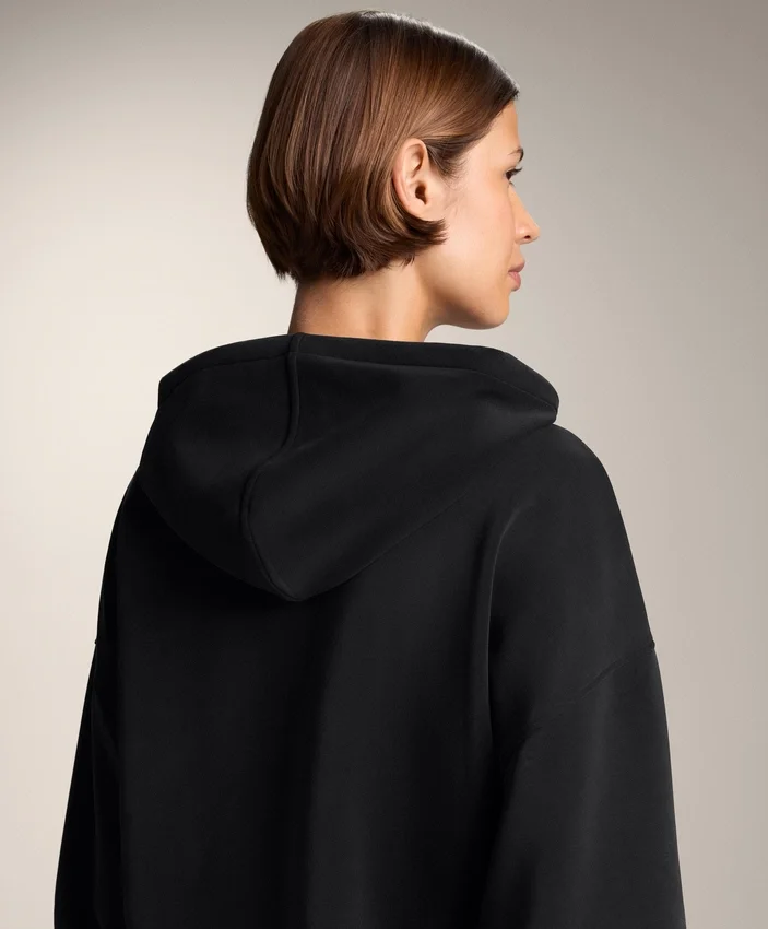 Boxy Hoodie with Brushed Modal Boxy Hoodie with Brushed Modal