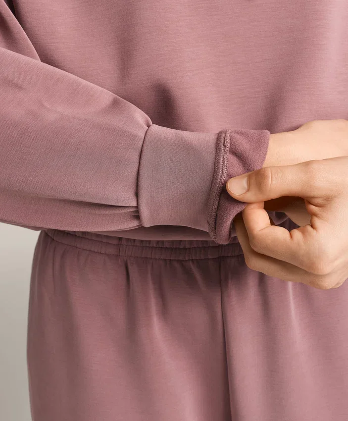 Boxy Hoodie with Brushed Modal Boxy Hoodie with Brushed Modal