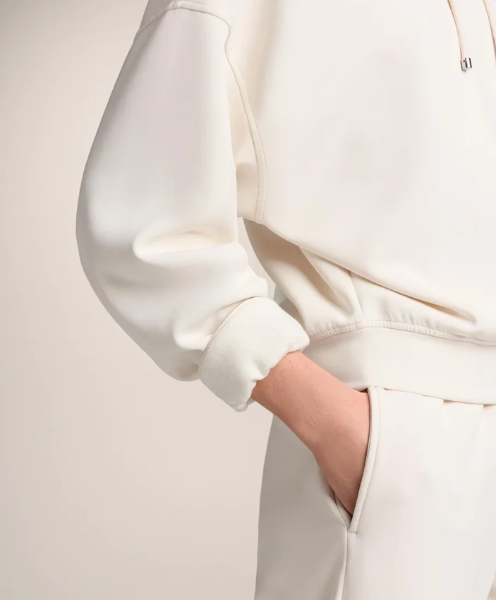 Boxy Hoodie with Brushed Modal Boxy Hoodie with Brushed Modal