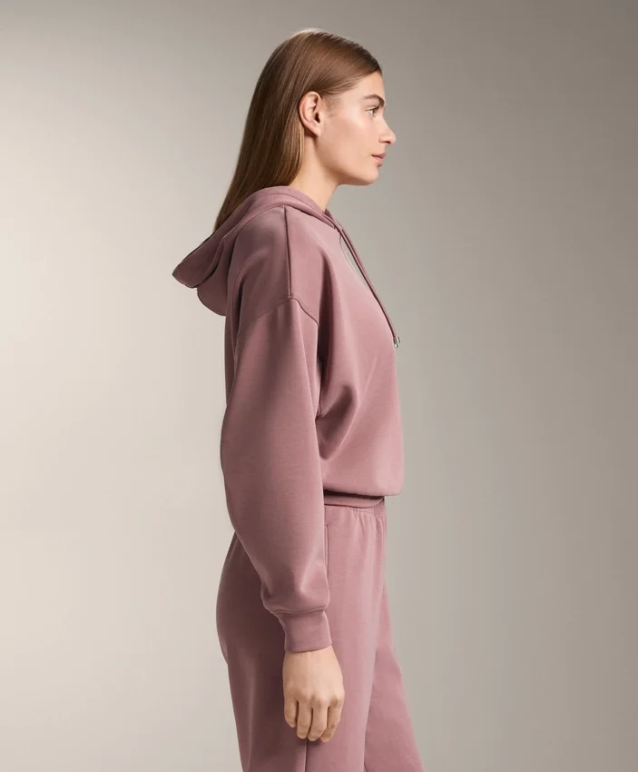 Boxy Hoodie with Brushed Modal Boxy Hoodie with Brushed Modal