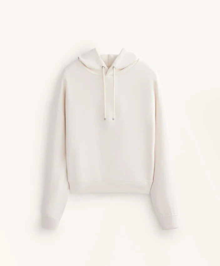 Boxy Hoodie with Brushed Modal Boxy Hoodie with Brushed Modal