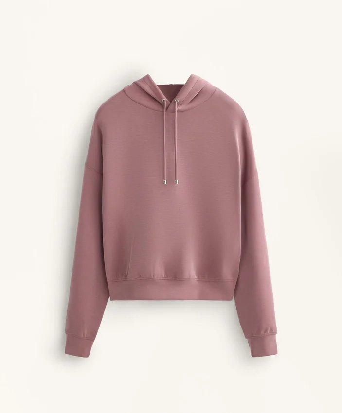 Boxy Hoodie with Brushed Modal Boxy Hoodie with Brushed Modal