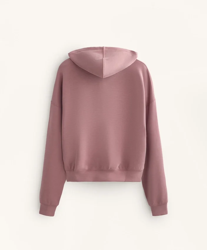 Boxy Hoodie with Brushed Modal Boxy Hoodie with Brushed Modal