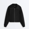 Boxy Jacket with Soft-Touch Modal