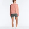 Boxy Long-Sleeved Stripe 100% Cotton T-Shirt Boxy Long-Sleeved Stripe 100% Cotton T-Shirt