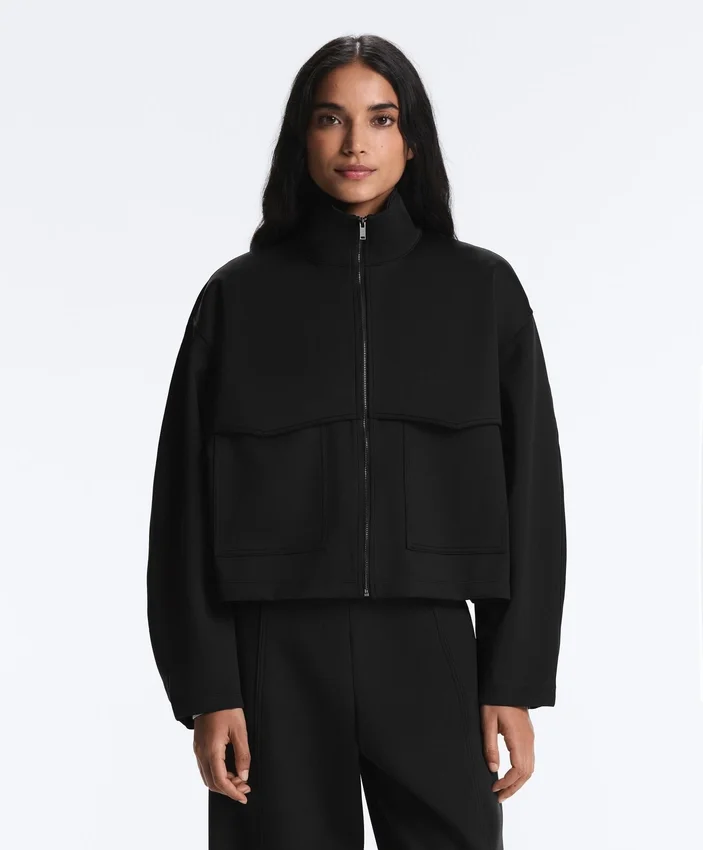 Boxy Neoprene-Effect Jacket Boxy Neoprene-Effect Jacket