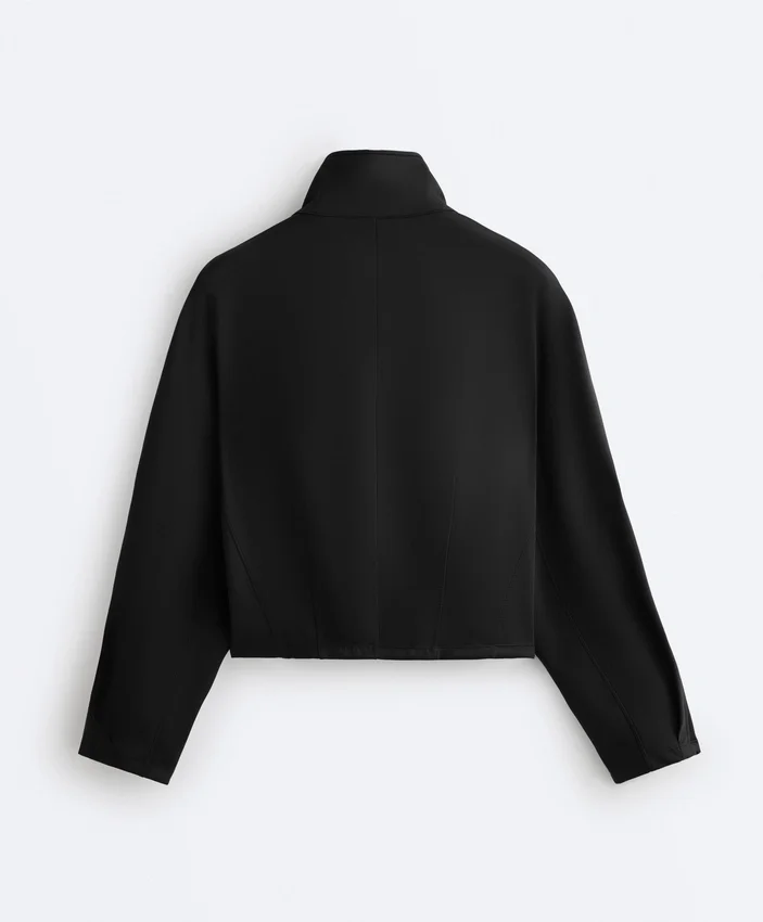 Boxy Neoprene-Effect Jacket Boxy Neoprene-Effect Jacket