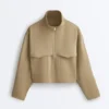 Boxy Neoprene-Effect Jacket Boxy Neoprene-Effect Jacket