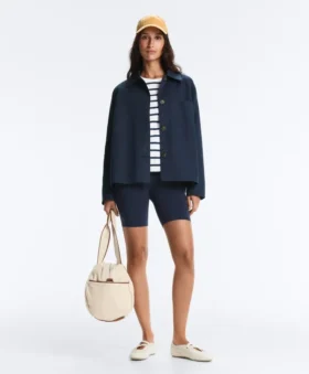 Cotton Blend Pocket Jacket