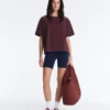 Contrast Trim Shopper Bag