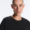 Boxy Short-Sleeved Cotton Blend T-Shirt Boxy Short-Sleeved Cotton Blend T-Shirt