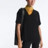 Boxy Short-Sleeved Cotton Blend T-Shirt Boxy Short-Sleeved Cotton Blend T-Shirt