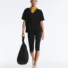 Boxy Short-Sleeved Cotton Blend T-Shirt Boxy Short-Sleeved Cotton Blend T-Shirt