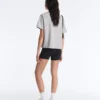 Boxy Short-Sleeved Cotton Blend T-Shirt Boxy Short-Sleeved Cotton Blend T-Shirt