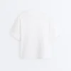 Boxy Short-Sleeved Cotton Blend T-Shirt Boxy Short-Sleeved Cotton Blend T-Shirt