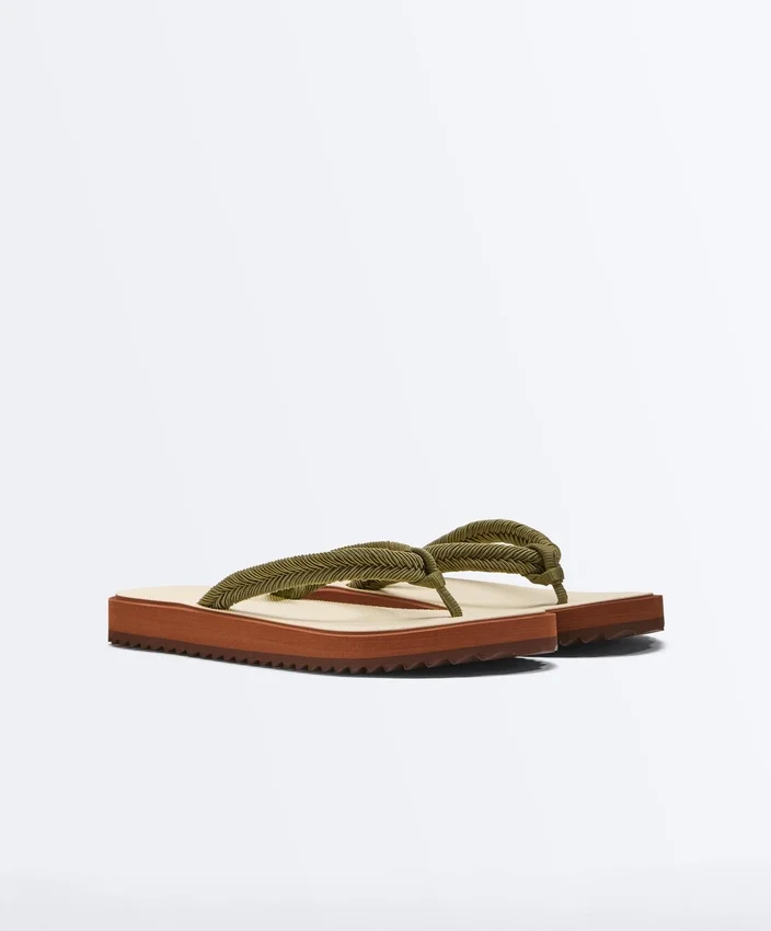 Braided Rope Beachwear Sandals Braided Rope Beachwear Sandals