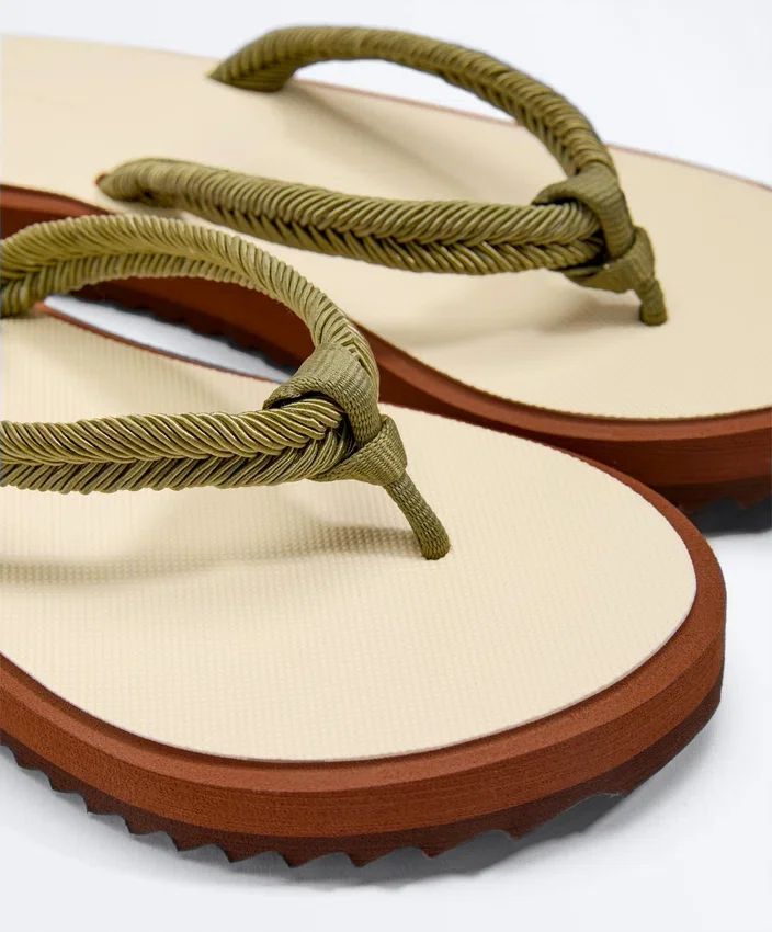 Braided Rope Beachwear Sandals Braided Rope Beachwear Sandals
