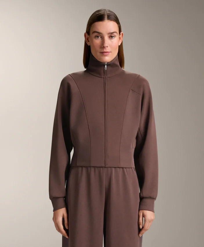 Brushed Rib Jacket with Modal Brushed Rib Jacket with Modal