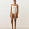 Bubble-Texture Crochet Round Neck Swimsuit Bubble-Texture Crochet Round Neck Swimsuit