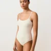 Bubble-Texture Crochet Round Neck Swimsuit Bubble-Texture Crochet Round Neck Swimsuit