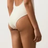 Bubble-Texture Crochet Round Neck Swimsuit Bubble-Texture Crochet Round Neck Swimsuit