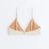 Bubble-Texture Crochet Triangle Bikini Top Bubble-Texture Crochet Triangle Bikini Top