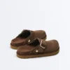 Buckled Split-Leather Mules Buckled Split-Leather Mules
