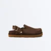 Buckled Split-Leather Mules Buckled Split-Leather Mules