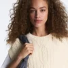 Cable Knit Round Neck Vest Cable Knit Round Neck Vest