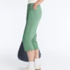 Capri Piqué Trousers with Cotton Belt Loops Capri Piqué Trousers with Cotton Belt Loops