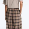 Check Cotton-Blend Bloomer Trousers Check Cotton-Blend Bloomer Trousers