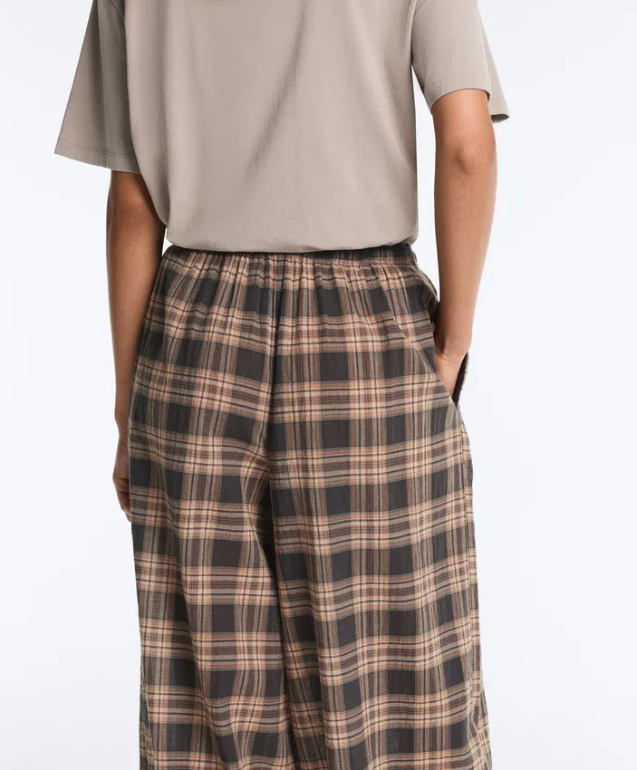 Check Cotton-Blend Bloomer Trousers Check Cotton-Blend Bloomer Trousers