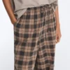 Check Cotton-Blend Bloomer Trousers Check Cotton-Blend Bloomer Trousers