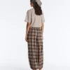 Check Cotton-Blend Bloomer Trousers Check Cotton-Blend Bloomer Trousers