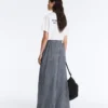 Check Cotton Blend Wide-Leg Trousers Check Cotton Blend Wide-Leg Trousers
