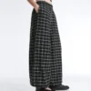 Check Cotton Bloomer Trousers Check Cotton Bloomer Trousers